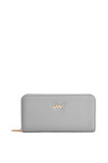 Large Women's Zip Wallet Grey Hailey 