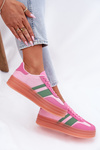 Low platform sneakers pink Ovivene
