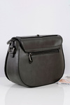 Women's Grey Shoulder Letterman Handbag