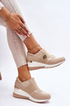 Women's Slip-on Sports Shoes Beige Jonas