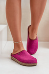 Kapcie Damskie Obuwie Domowe Fuksja Inblu ED000018