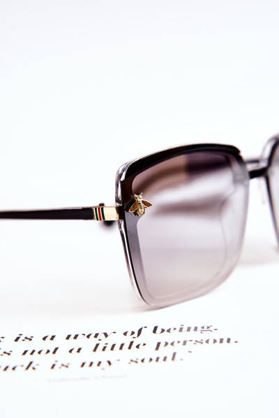 Women's sunglasses with decoration SX0007 Black-Grey