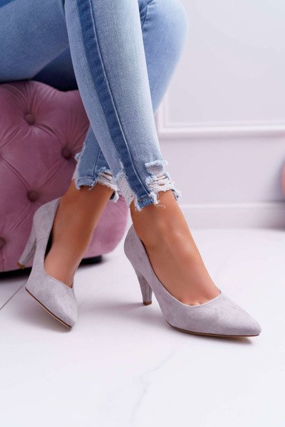 Women's Sergio Leone PB139 Grey Felice pumps