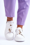 Women's Sports Shoes On A Massive Platform White And Black Chante