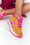 Buty Sportowe Memory Foam Big Star Żółte HH274273 