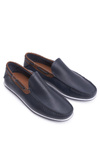 Men's GOE Moccasins Navy Blue Leather FF1N3051