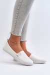 Damskie Tenisówki Trampki Slip-On Białe Adrancia 24TX02-7655