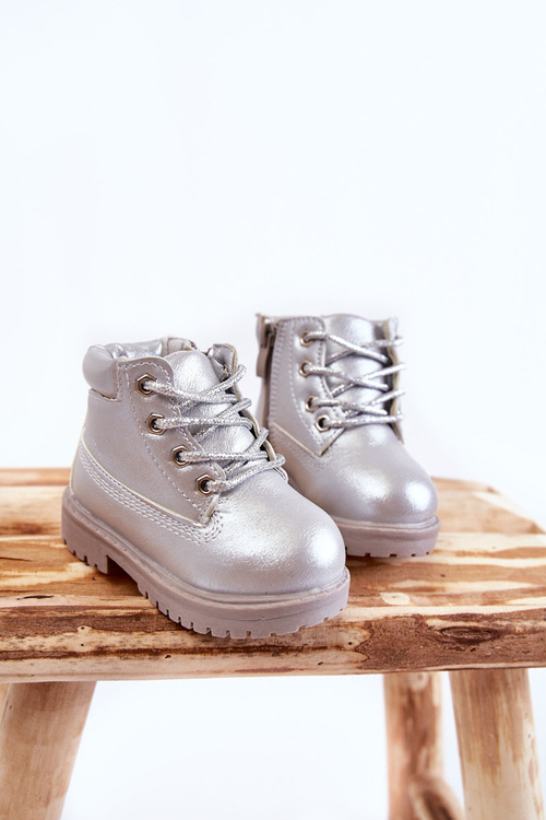 Children's Boots With Zipper Silver Dexter