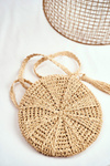 Women's Bag Braided Boho Beige