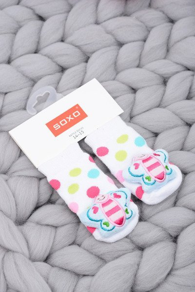Infant Socks with Rattle Butterfly Soxo