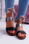 Women's Flat Sandals Sergio Leone SK014 Black Agrina