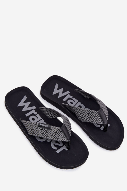 Męskie Klapki Szare WRANGLER ZANE FLIPFLOP MEN LOW 20251044.10E
