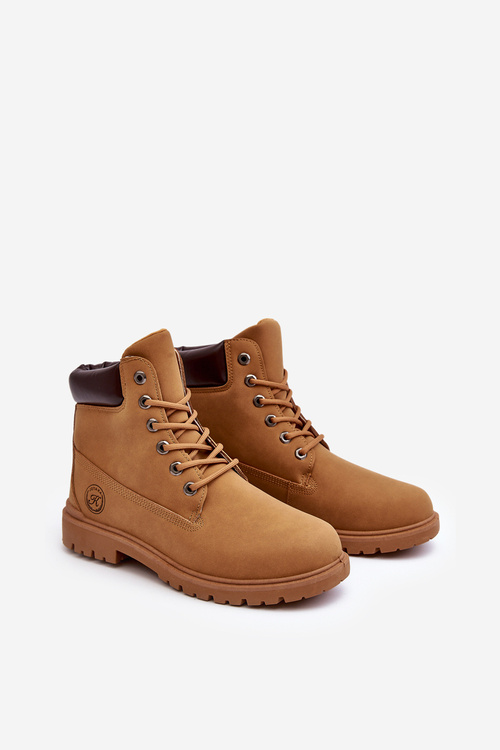 Men's Trapper Lace-up Boots Camel Memeni