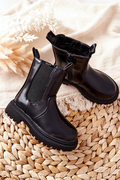 Children's Boots Insulated Black Aletris