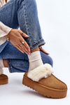 Women's snow boots with a thick sole Camel Starlyn