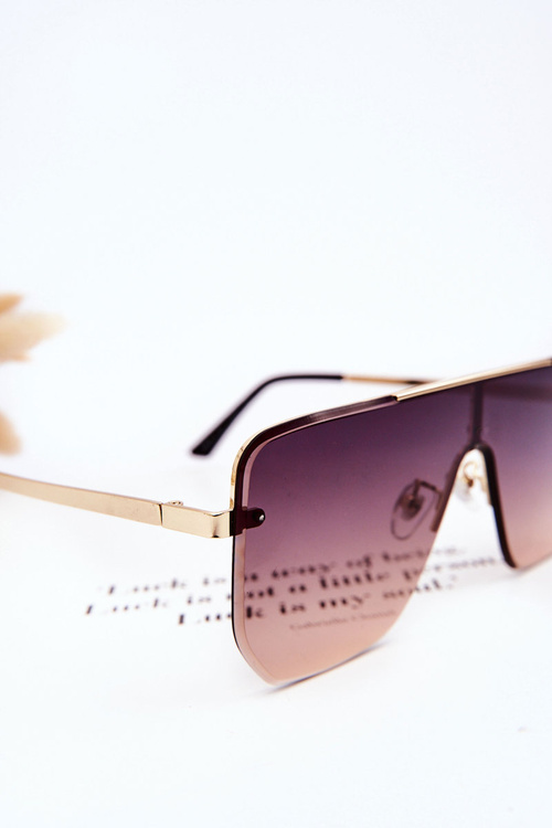 Trendy Sunglasses 400UV Prius V310 Gradient Gold-Brown