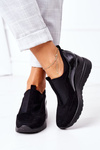 Slip-On Wedge Sneakers Vinceza 10593 Black