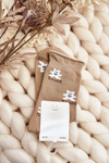 Women's Socks with Beige Patterns