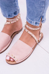 Lu Boo Pink Stylish Pari Sandals
