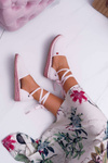 Women's Espadrilles Big Star Platform Pink DD274A192
