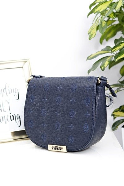 Women's Handbag Navy Blue Letterbox Nobo