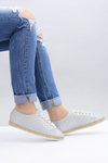 Lu Boo | Silver Brocade Linen Fairy Espadrilles