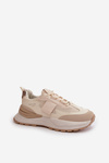 Women's Platform Sneakers Beige Nevelaine