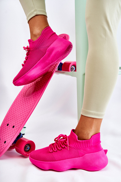 Buty Sportowe Wsuwane Damskie Fuksja Dalmiro