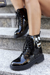 Women's High Boots With Skull GOE II2N4047 Black