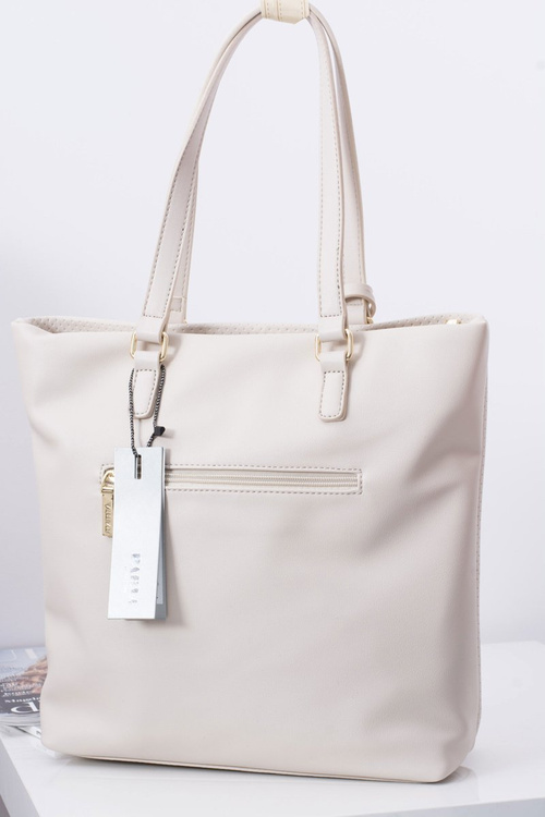 Handbag Women's Beige Shopper Bag to Hand