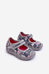 Slippers of the Ballerina Befado Cats 109P261 Gray