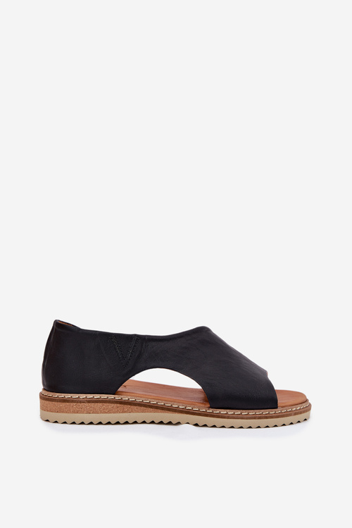 Leather Women's Sandals Artiker 46C1016 Black