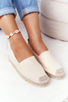 Espadrilles On A Braided Sole Big Star HH274501 Beige