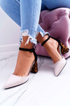 Women's Leopard Stiletto pumps Beige Ferri