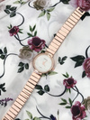 Women's Watch Ernest Claudie Pink Gold White Dial