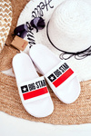 Women's Slides Big Star White GG274047