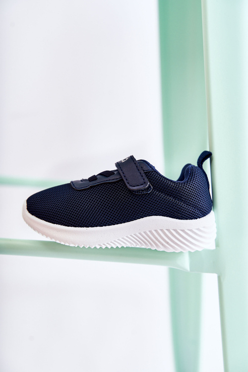 Buty Sportowe Dziecięce Rzep Niebieskie Lexy