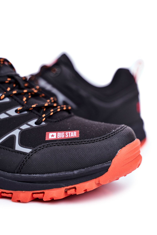 Trekkingowe Męskie Buty Big Star Czarne GG174560