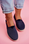 Women's Espadrilles Big Star Slip-on Navy blue FF276024