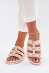 Womens Sandals With Straps Light Beige Pasiriela