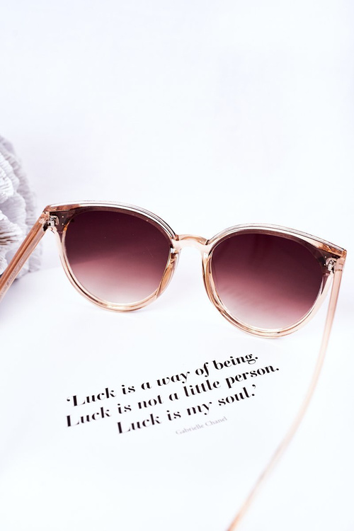 Sunglasses With A Fly Beige Ombre