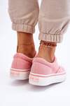 Fabric Sneakers On The Platform Big Star LL274147 Pink
