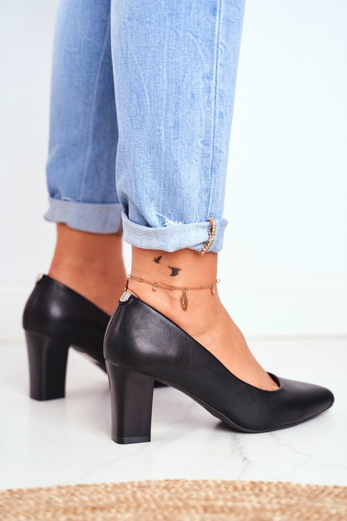 Sergio Leone PB403 Stiletto pumps Black