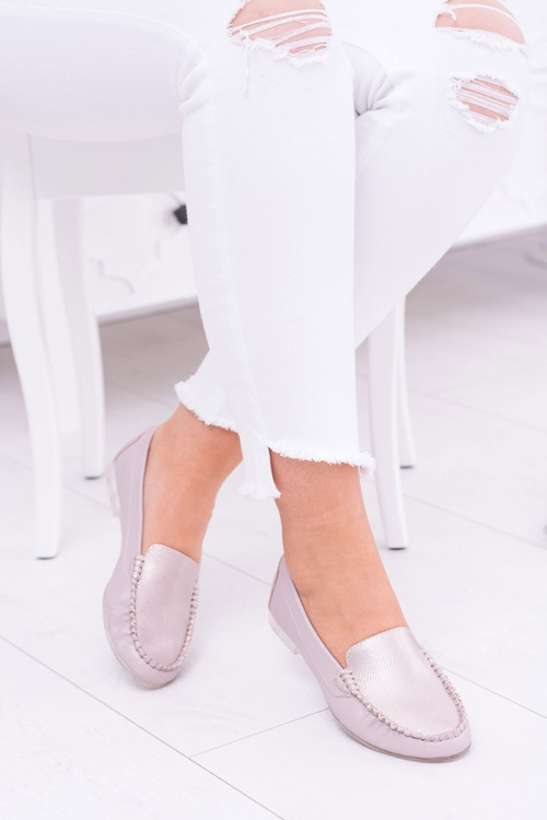 Sergio Leone Women's Pink Irmany Mokassins