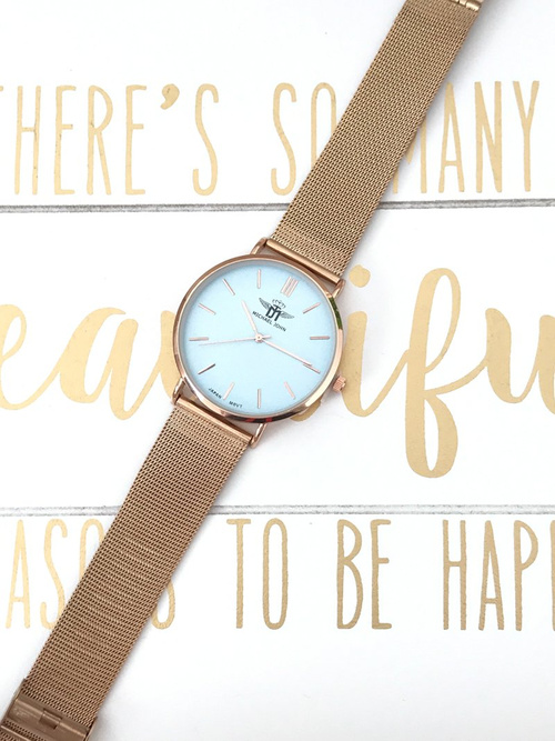 Women's Watch Michael John Florence Blue Dial 40mm