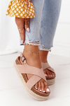 Sandals On The Cork Platform Big Star FF274A130 Beige