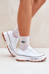 Low Women's Sneakers On Platform White Aradwin