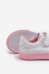Children's Sneakers Trainers with Velcro White-Pink Pennyn