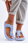 Women's Foam Slippers Blue Apolla