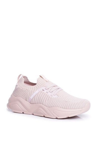 Buty Sportowe Platforma Big Star Jasnoróżowe FF274956